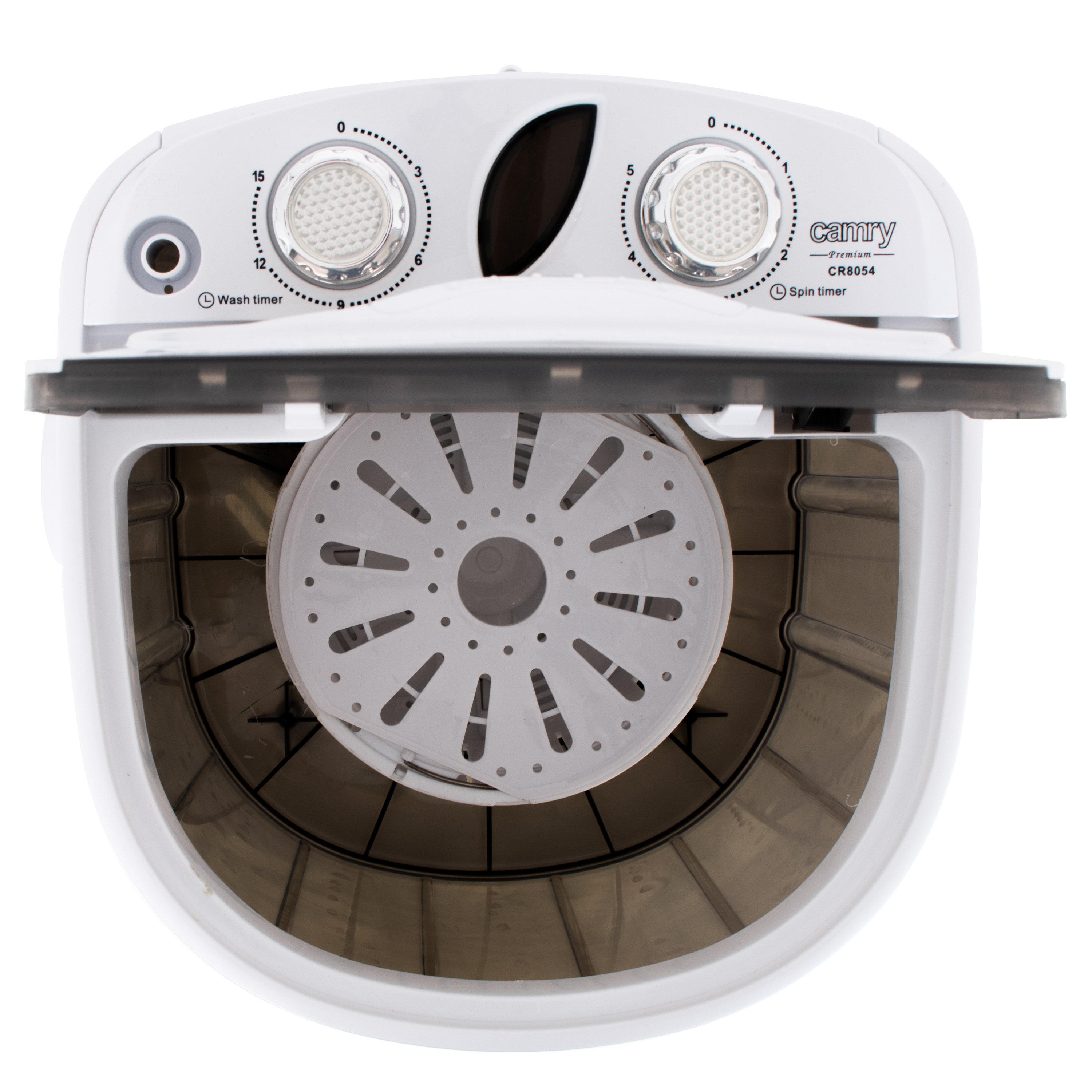 Camry Mini washing machine CR 8054 Top loading Washing capacity 3 kg Depth 37 cm Width 36 cm White/Gray