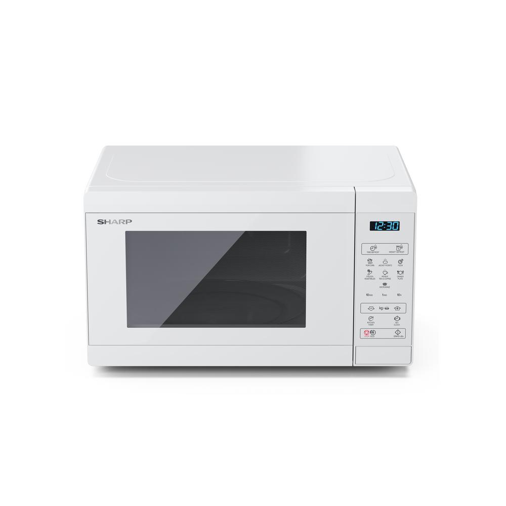 Sharp Microwave Oven YC-MS02E-C Free standing 800 W White