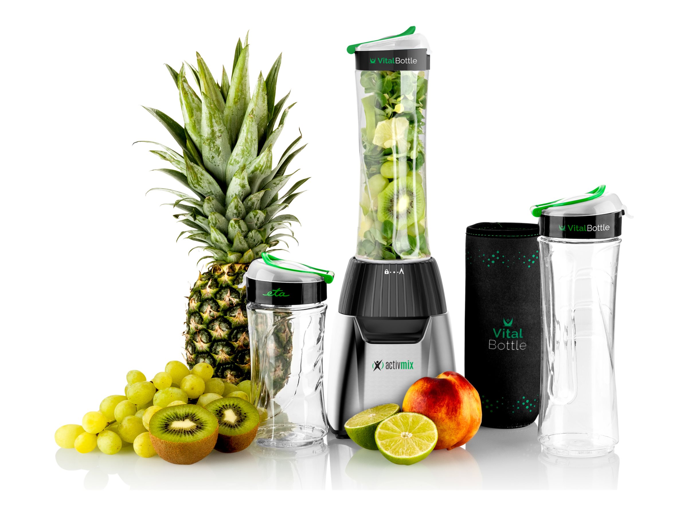 ETA Blender Activmix Team ETA110390000 Tabletop 350 W Jar material Glass Jar capacity 0.6 L Ice crushing Black/Stainless steel