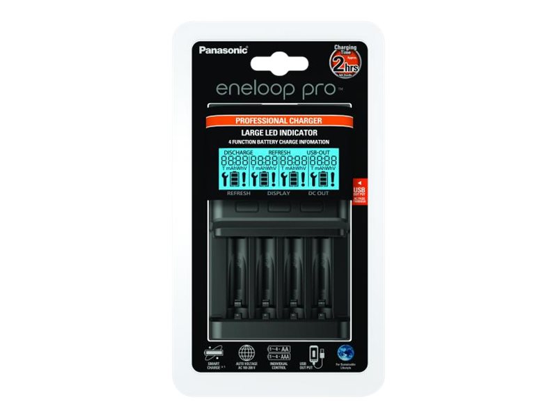 Panasonic Battery Charger ENELOOP Pro BQ-CC65E AA/AAA