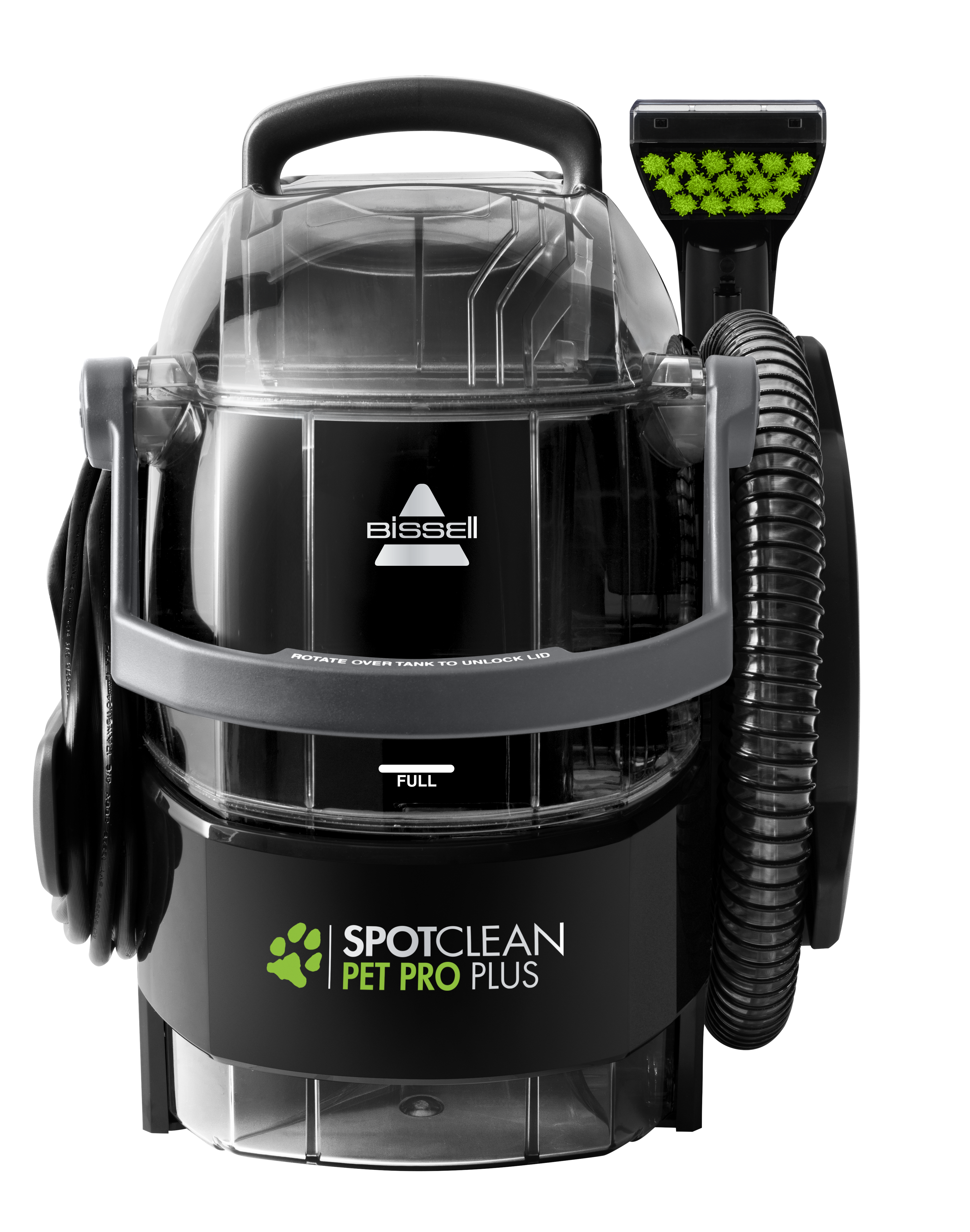 Bissell SpotClean Pet Pro Plus Cleaner 37252 Corded operating Handheld 750 W - V Black/Titanium Warranty 24 month(s)