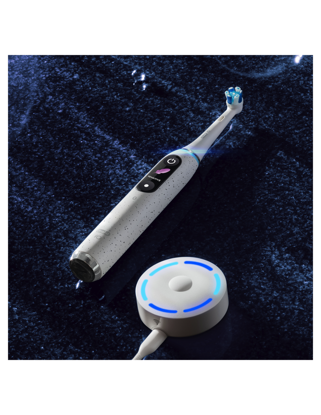 Oral-B Electric Toothbrush iO10 Series Rechargeable For adults Number of brush heads included 1 Stardust White Number of teeth brushing modes 7