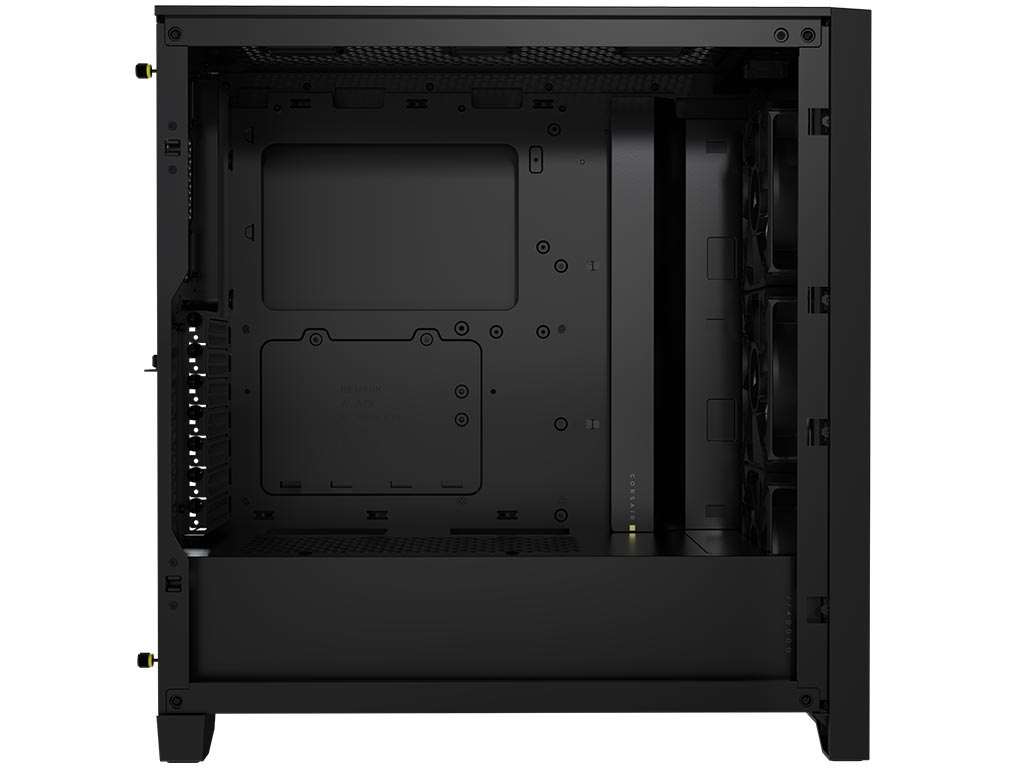 Corsair Tempered Glass PC Case iCUE 4000D RGB AIRFLOW Side window Black  Mid-Tower Power supply included No