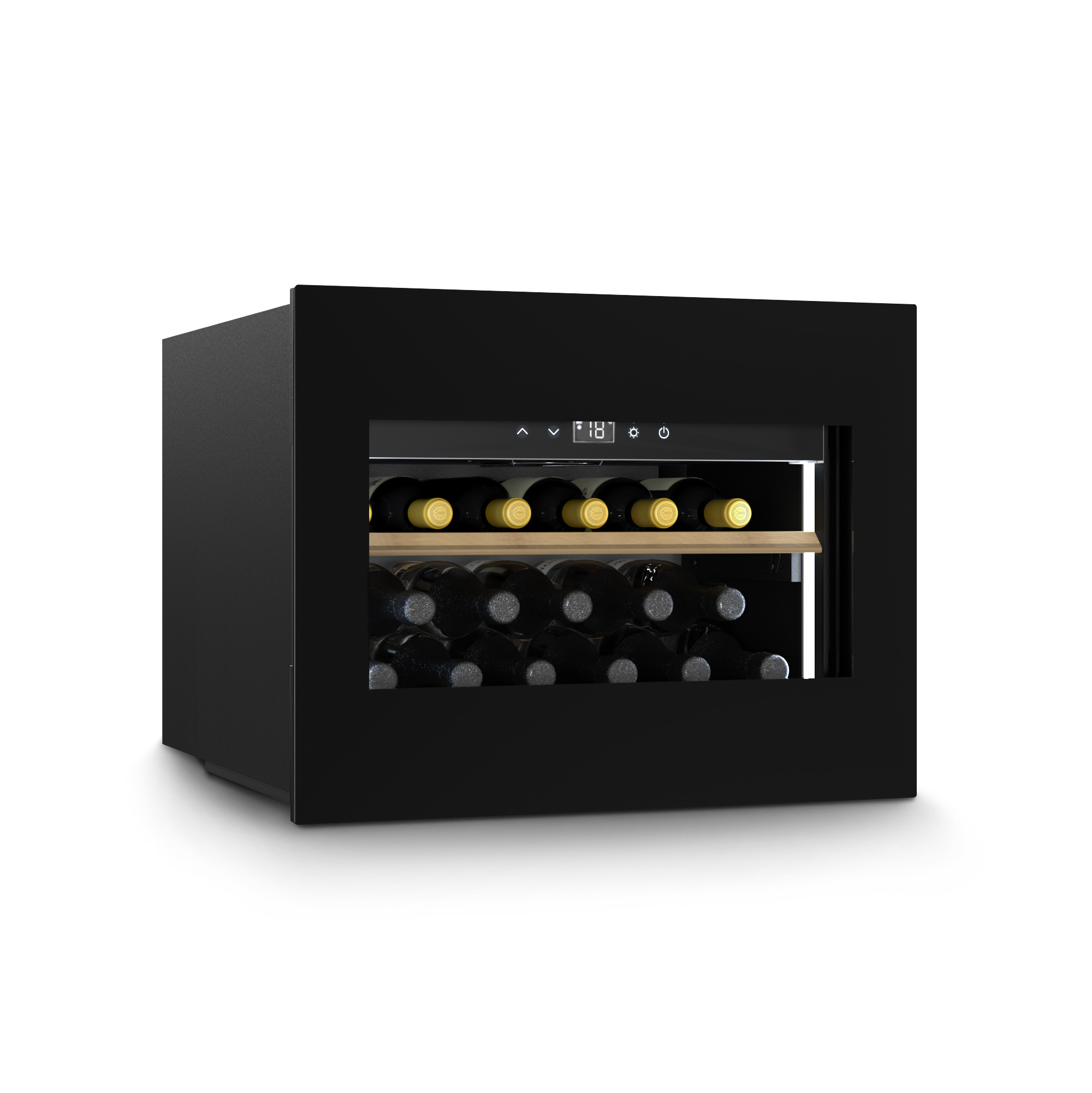 Caso Wine Cooler WineDeluxe WD 17 Energy efficiency class G Built-in Bottles capacity 17 Black
