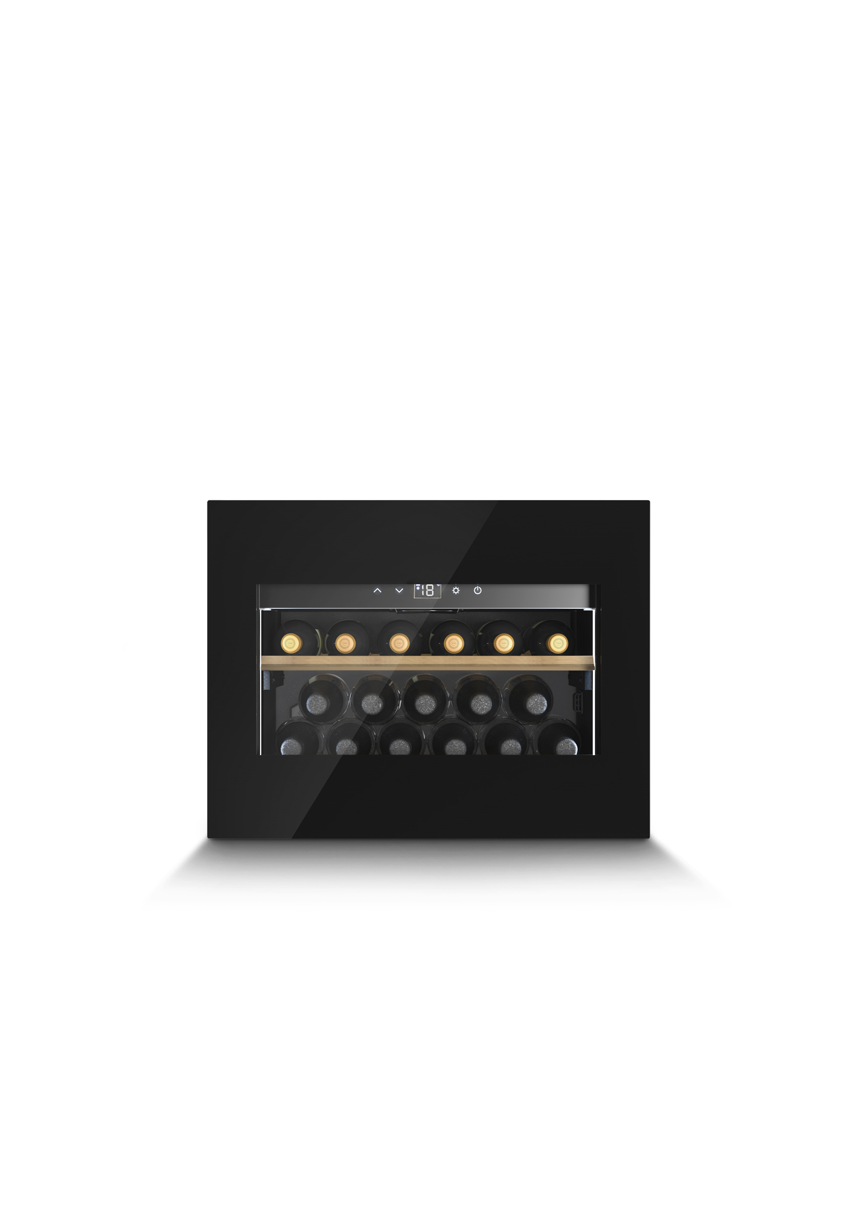 Caso Wine Cooler WineDeluxe WD 17 Energy efficiency class G Built-in Bottles capacity 17 Black
