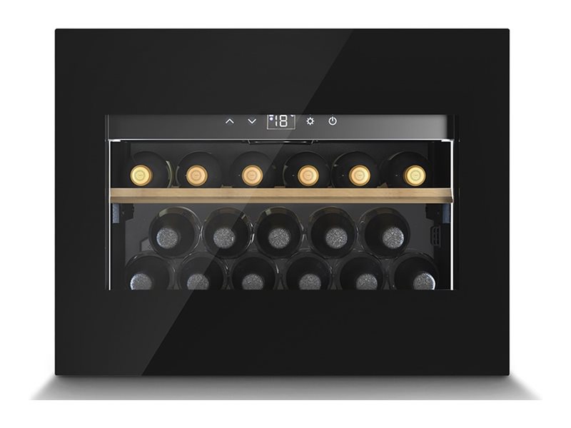 Caso Wine Cooler WineDeluxe WD 17 Energy efficiency class G Built-in Bottles capacity 17 Black