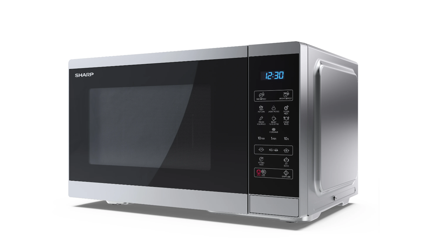 Sharp Microwave Oven YC-MS252AE-S Free standing 25 L 900 W Silver