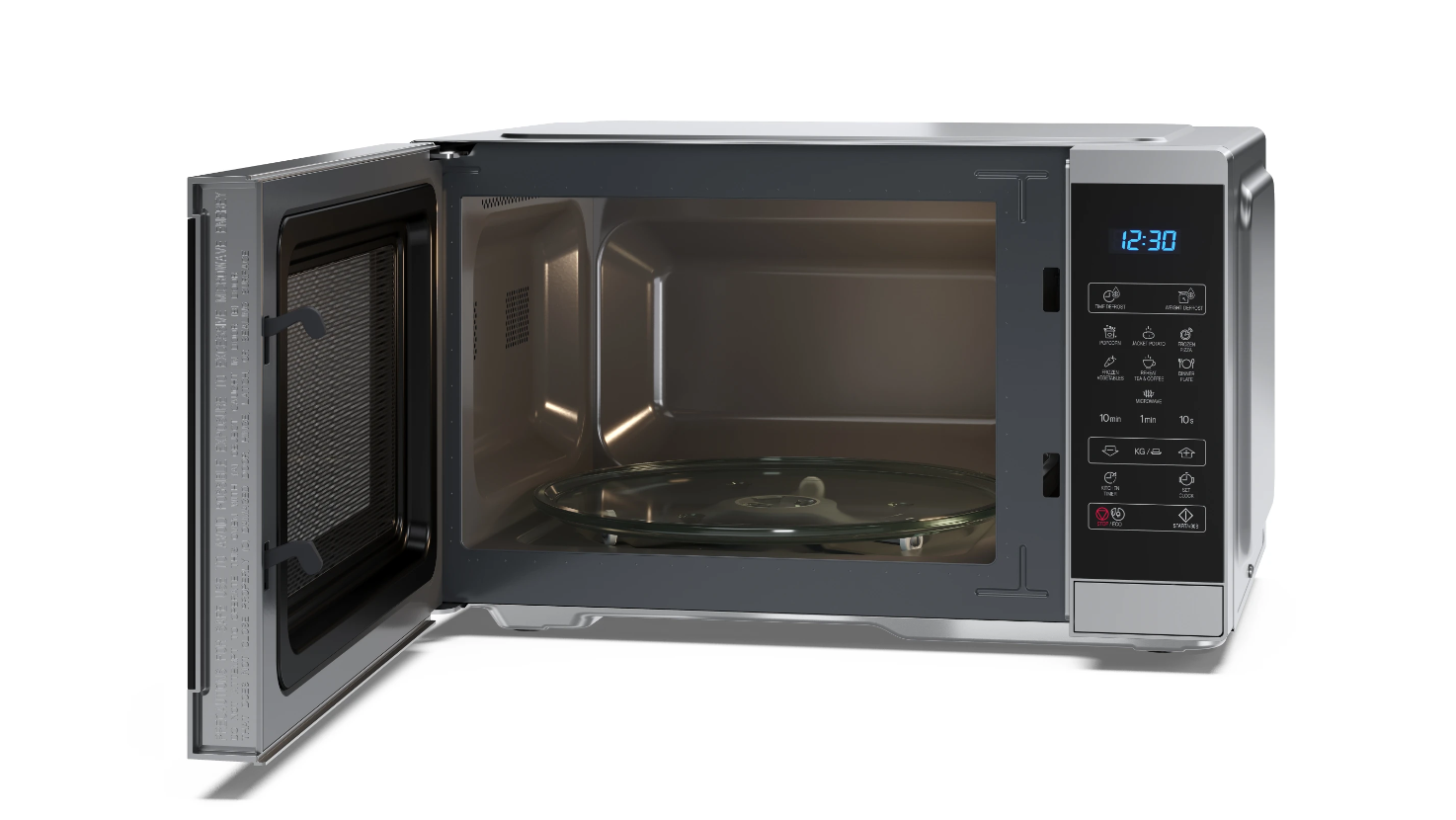 Sharp Microwave Oven YC-MS252AE-S Free standing 25 L 900 W Silver