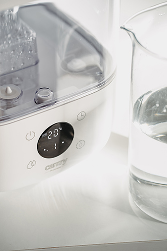Camry CR 7973w Humidifier 23 W Water tank capacity 5 L Suitable for rooms up to 35 m² Ultrasonic Humidification capacity 100-260 ml/hr White