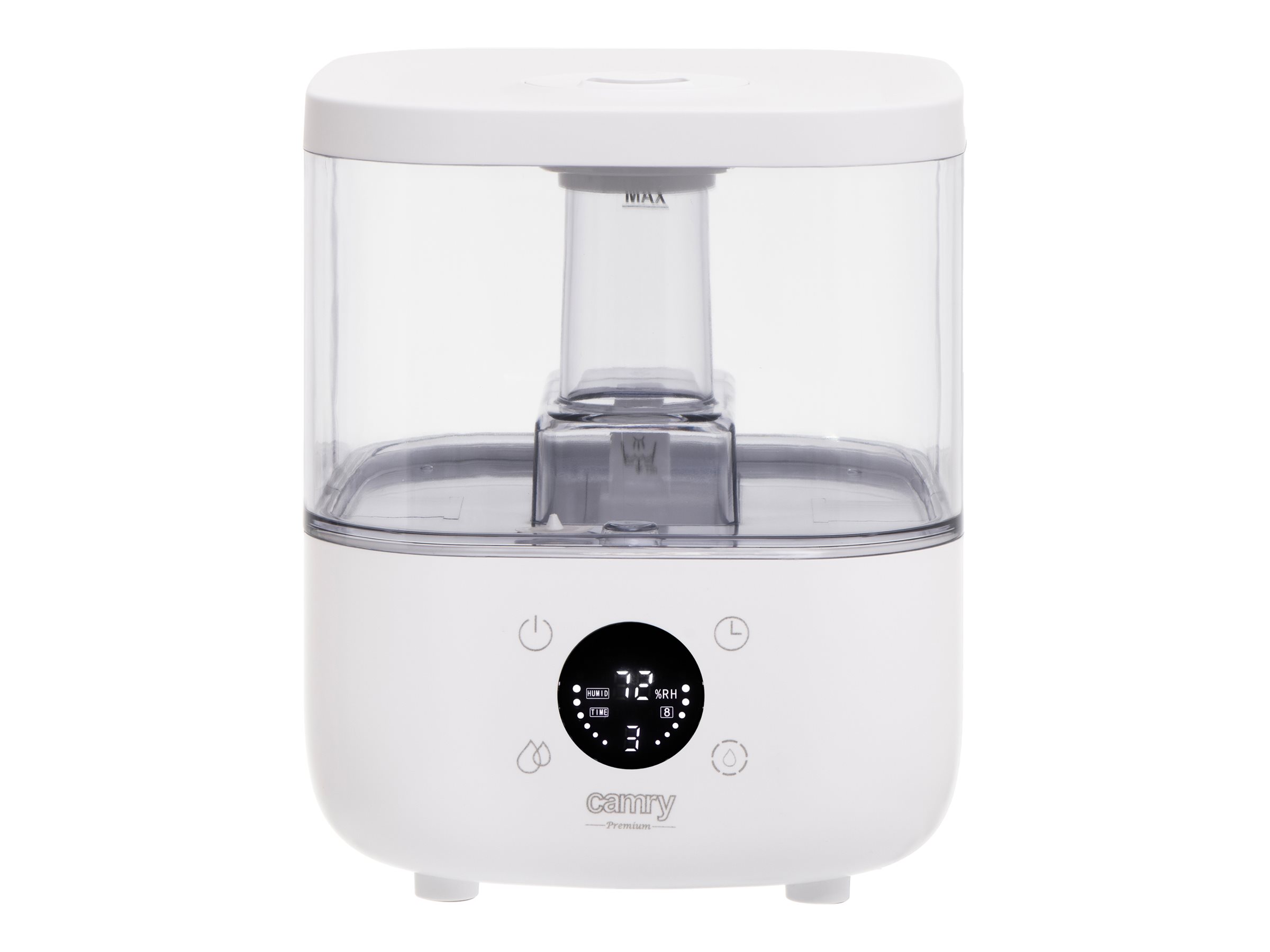 Camry CR 7973w Humidifier 23 W Water tank capacity 5 L Suitable for rooms up to 35 m² Ultrasonic Humidification capacity 100-260 ml/hr White