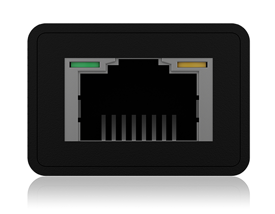 Raidsonic 4 Port Hub with USB 3.0 Type-A, Type-C, Gigabit LAN Icy Box IB-HUB1419-LAN