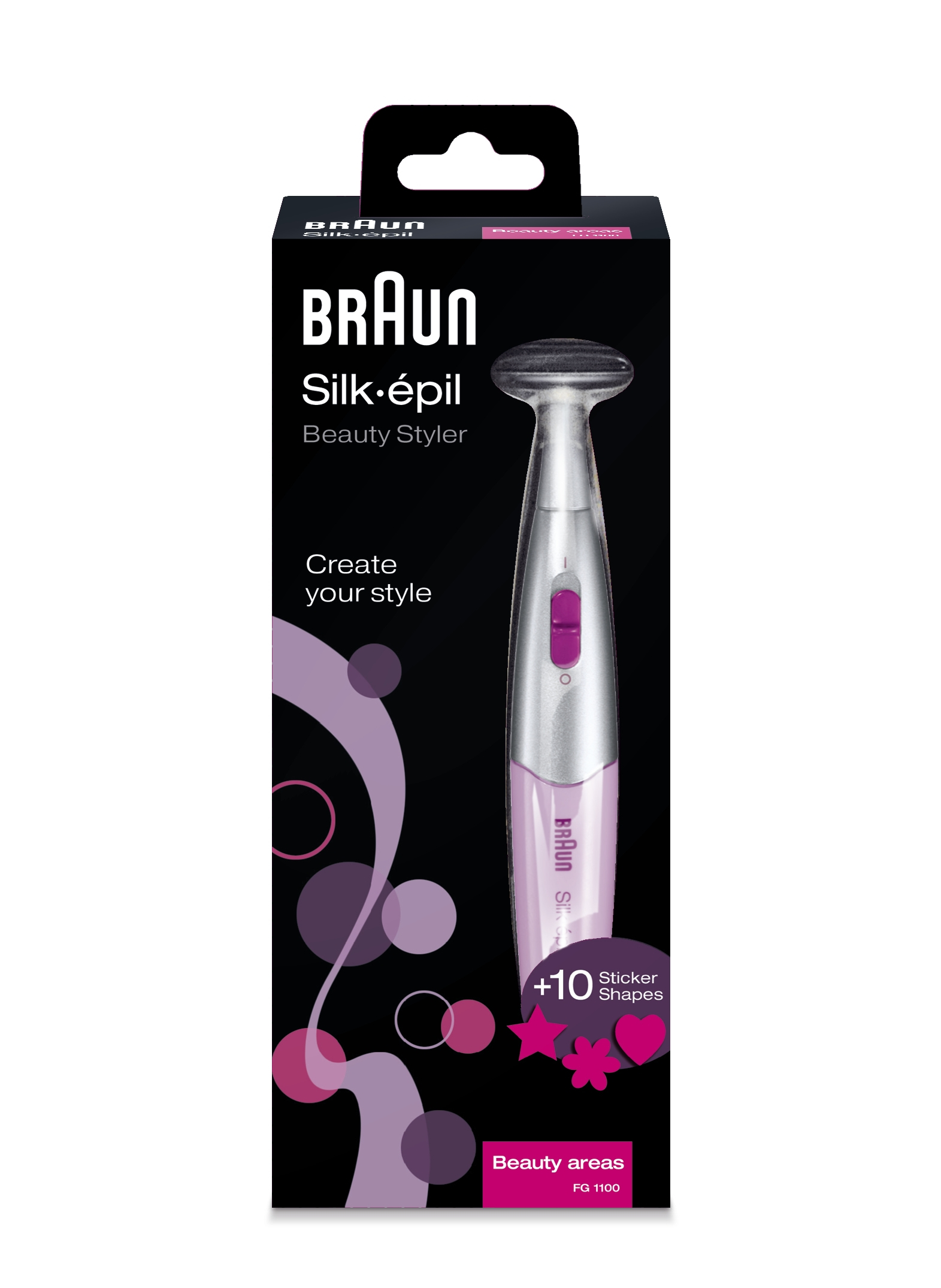 Braun Shaver SilkFinish FG1100  Number of power levels 1 AAA Pink