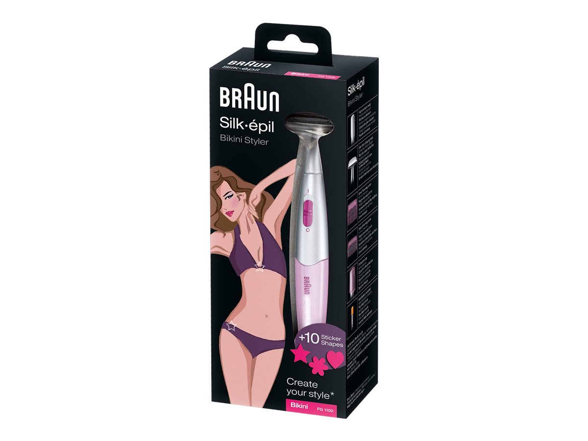 Braun Shaver SilkFinish FG1100  Number of power levels 1 AAA Pink