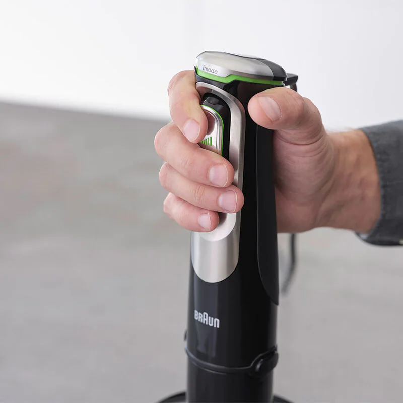 Braun Hand Blender MQ9138XI MultiQuick 9 Hand Blender 1200 W Number of speeds 3 Chopper Ice crushing Black/Stainless Steel