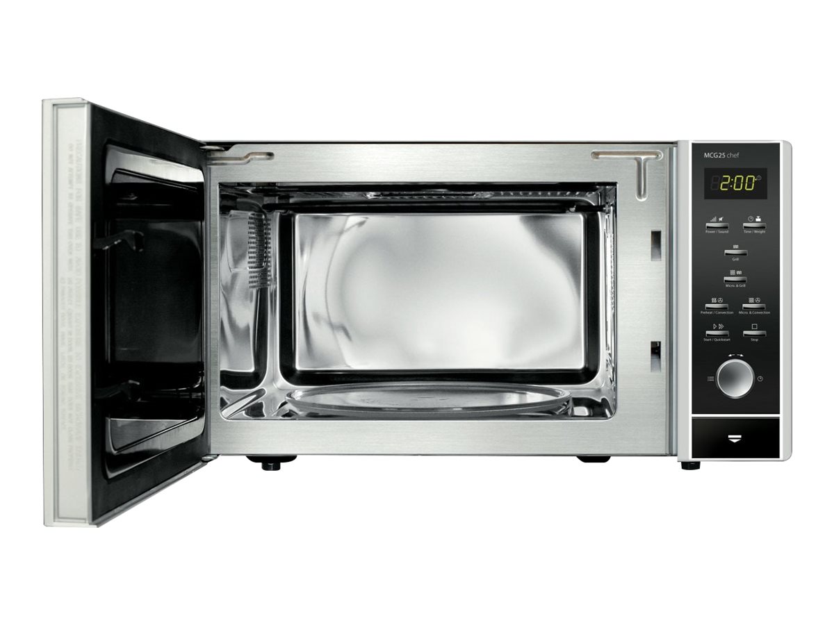 Caso Microwave Oven with Grill and Convection MCG 25 Chef Free standing 25 L 900 W Convection Grill Stainless steel / Black