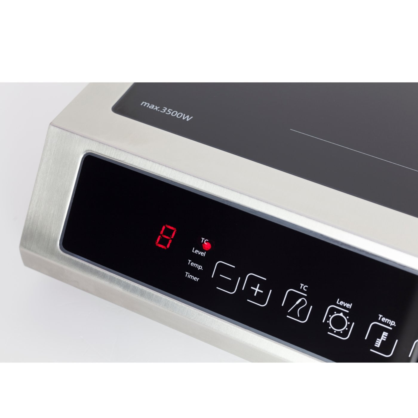 Caso Thermo Control Hob TC 3500 Number of burners / cooking zones 1 Touch control Black / Stainless steel Induction