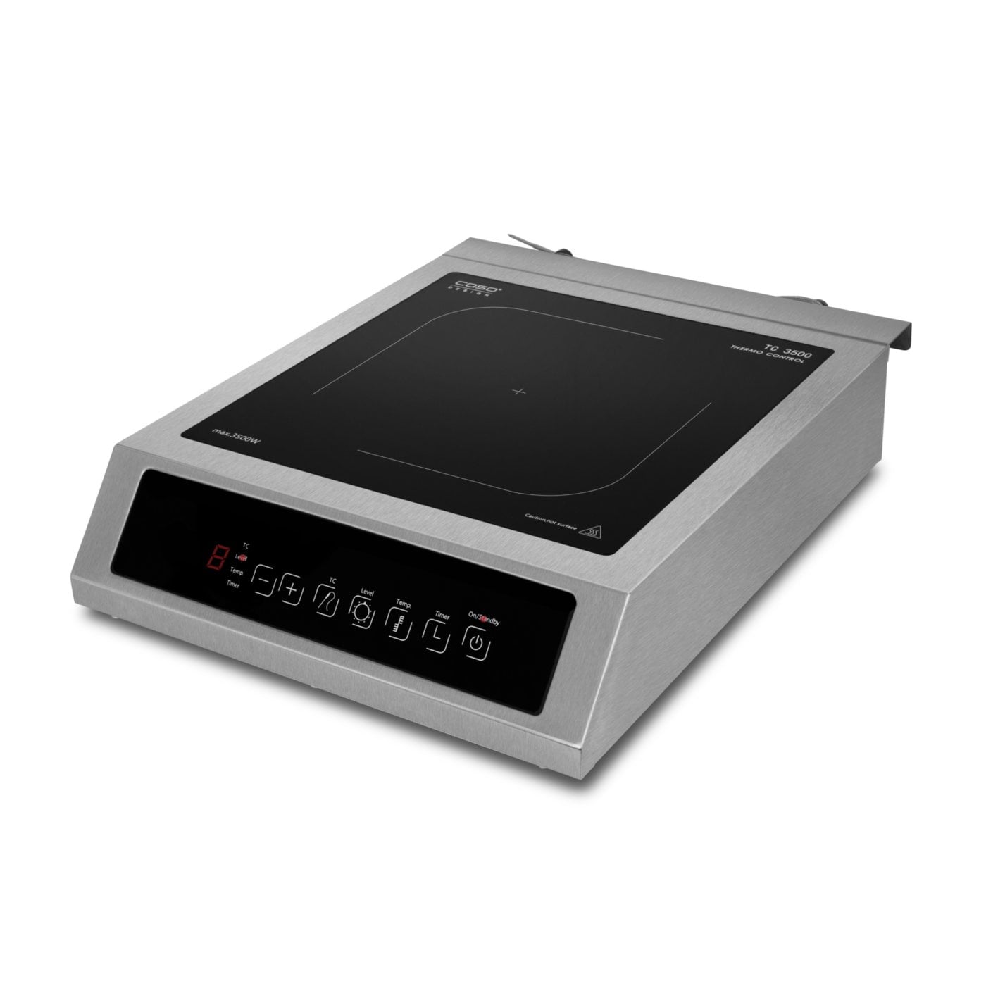 Caso Thermo Control Hob TC 3500 Number of burners / cooking zones 1 Touch control Black / Stainless steel Induction