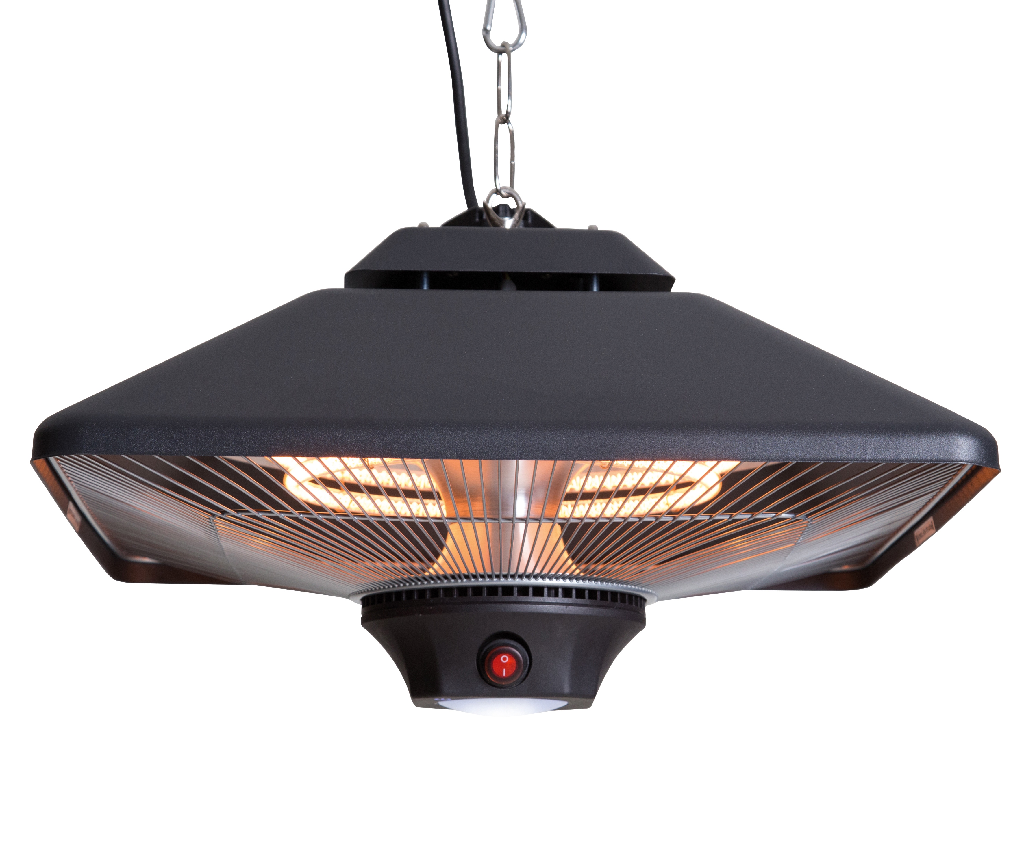 SUNRED Heater CE17SQ-B, Spica Bright Hanging  Infrared 2000 W Black IP24