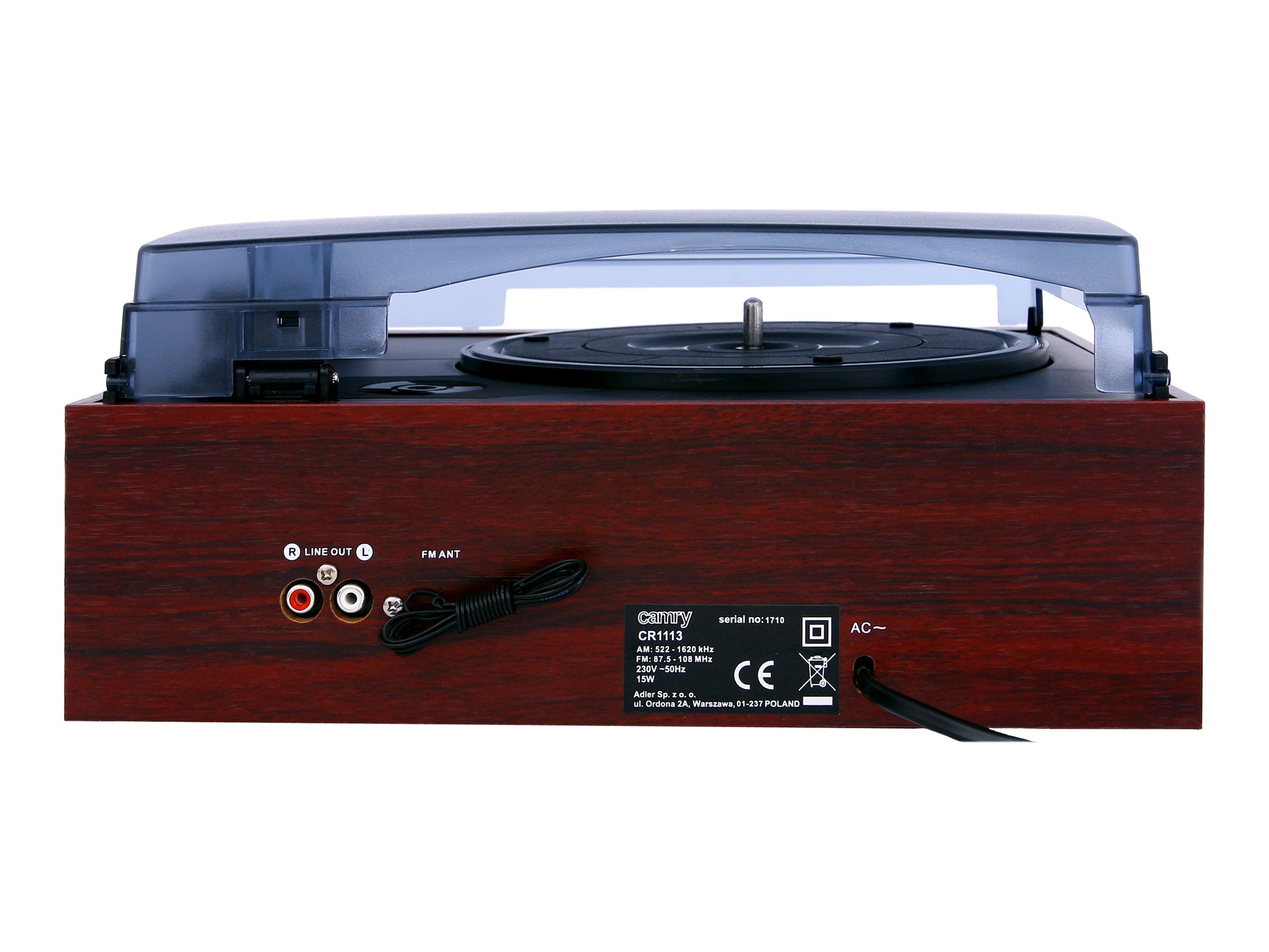 Camry Turntable CR 1168 Bluetooth USB port AUX in