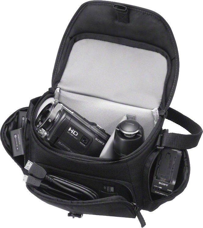 Sony Carry Case LCS-U21 Carry Case Black Protective case with quick-release buckle and storage space for accessories N / A