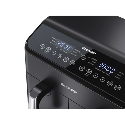 Sharp   Air Fryer   AF-GD82AE-B   Power 1800 W   Capacity 8 L   Black