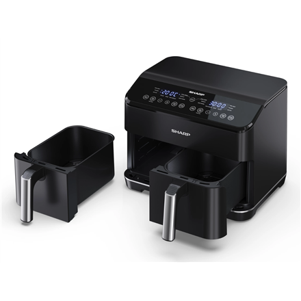 Sharp   Air Fryer   AF-GD82AE-B   Power 1800 W   Capacity 8 L   Black