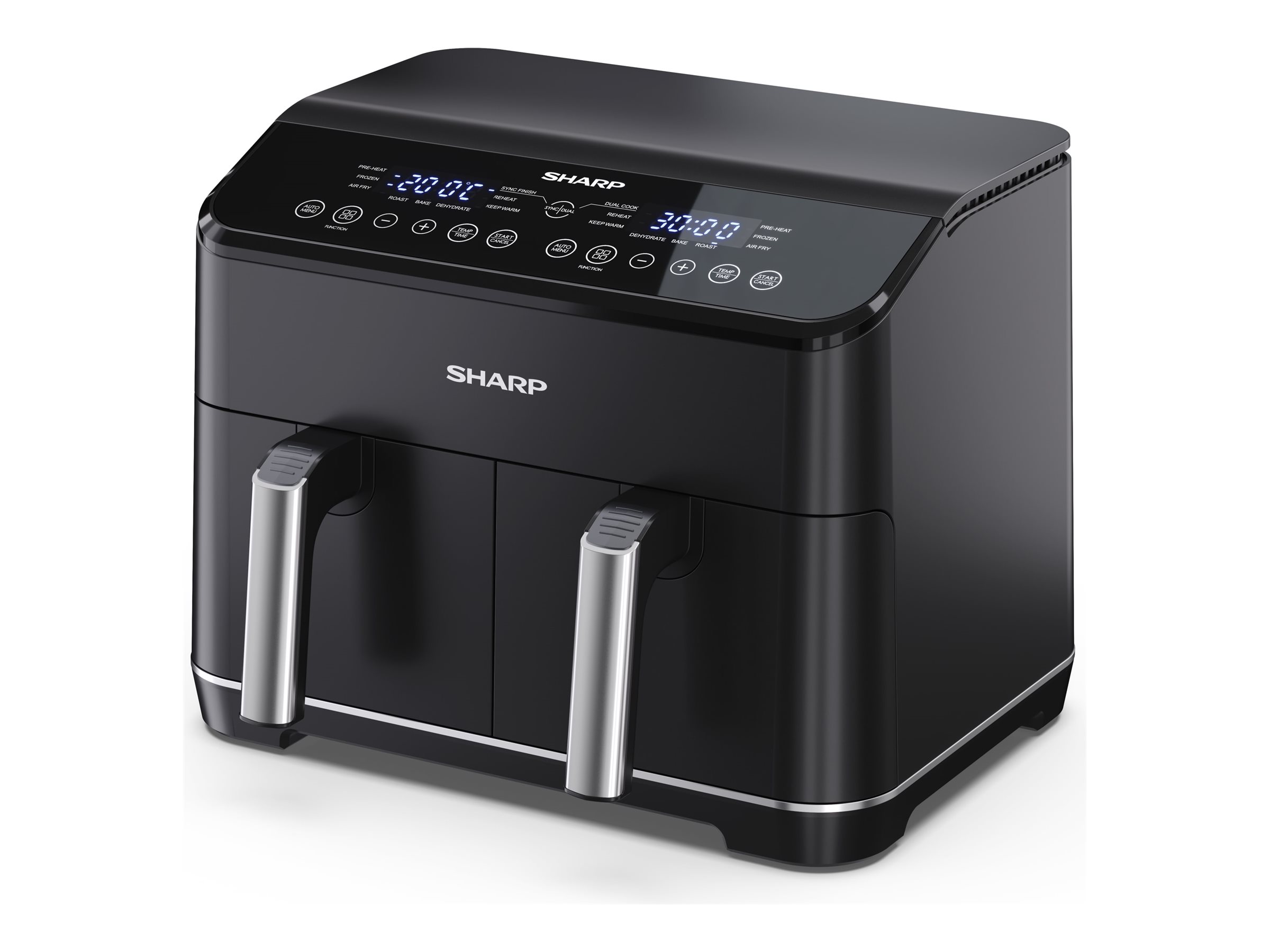 Sharp   Air Fryer   AF-GD82AE-B   Power 1800 W   Capacity 8 L   Black
