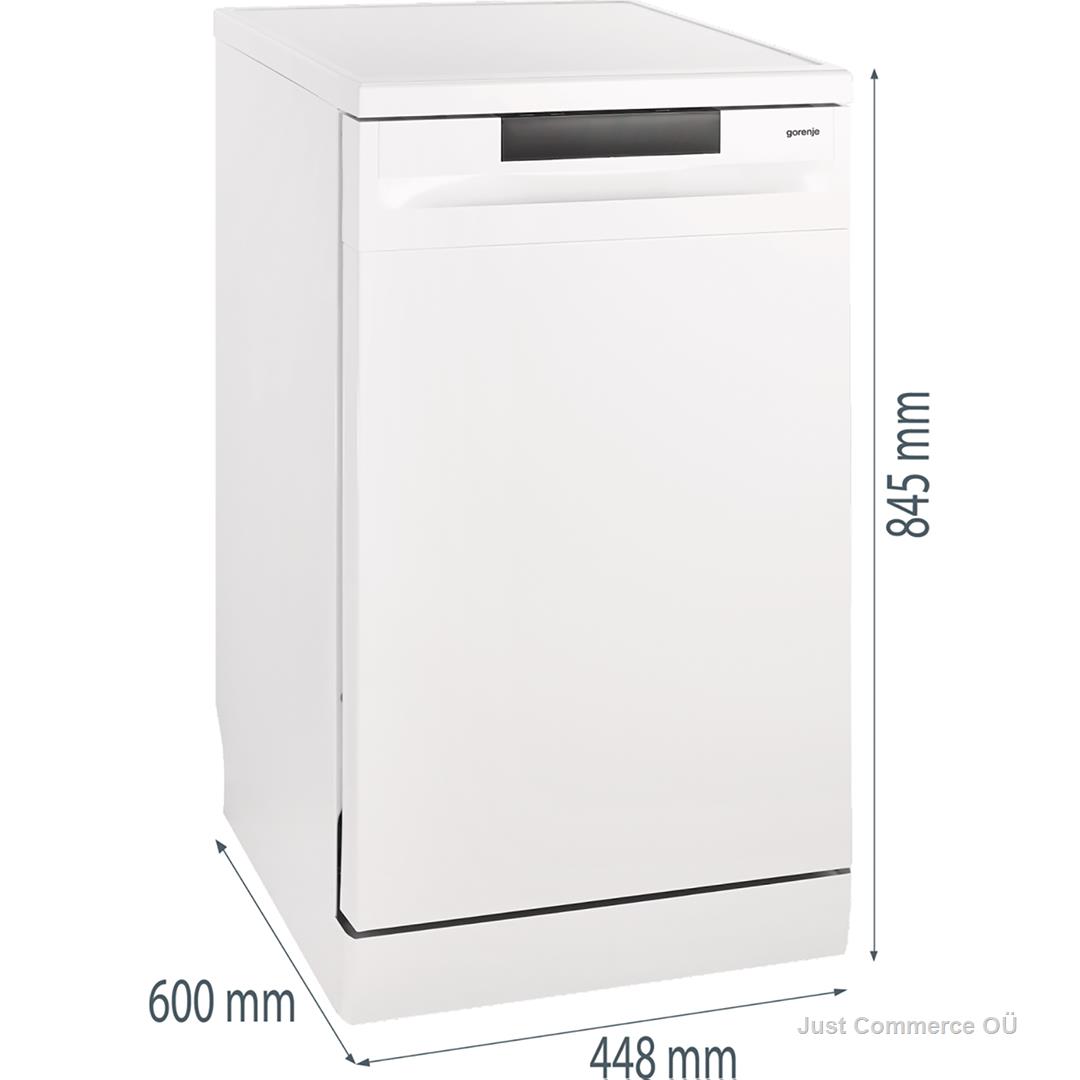 Gorenje GS520E15W Dishwasher, E, Free standing, Width 45 cm, Number of place settings 9, White