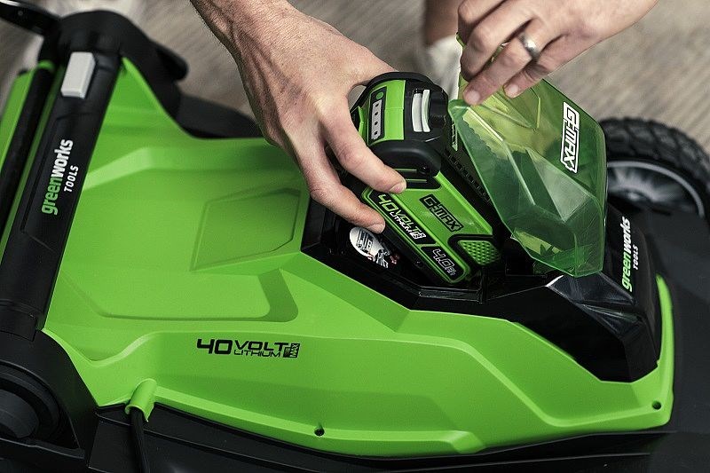Cordless mower  40V 41 cm Greenworks G40LM41 - 2504707