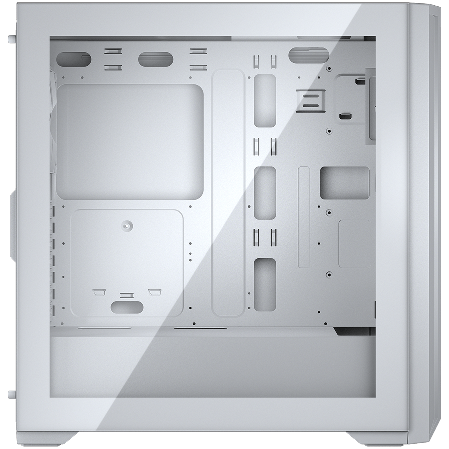 COUGAR   MX330-G Pro White   PC Case   Mid Tower  /  Mesh Front Panel  /  1 x 120mm Fan  /  TG Left Panel