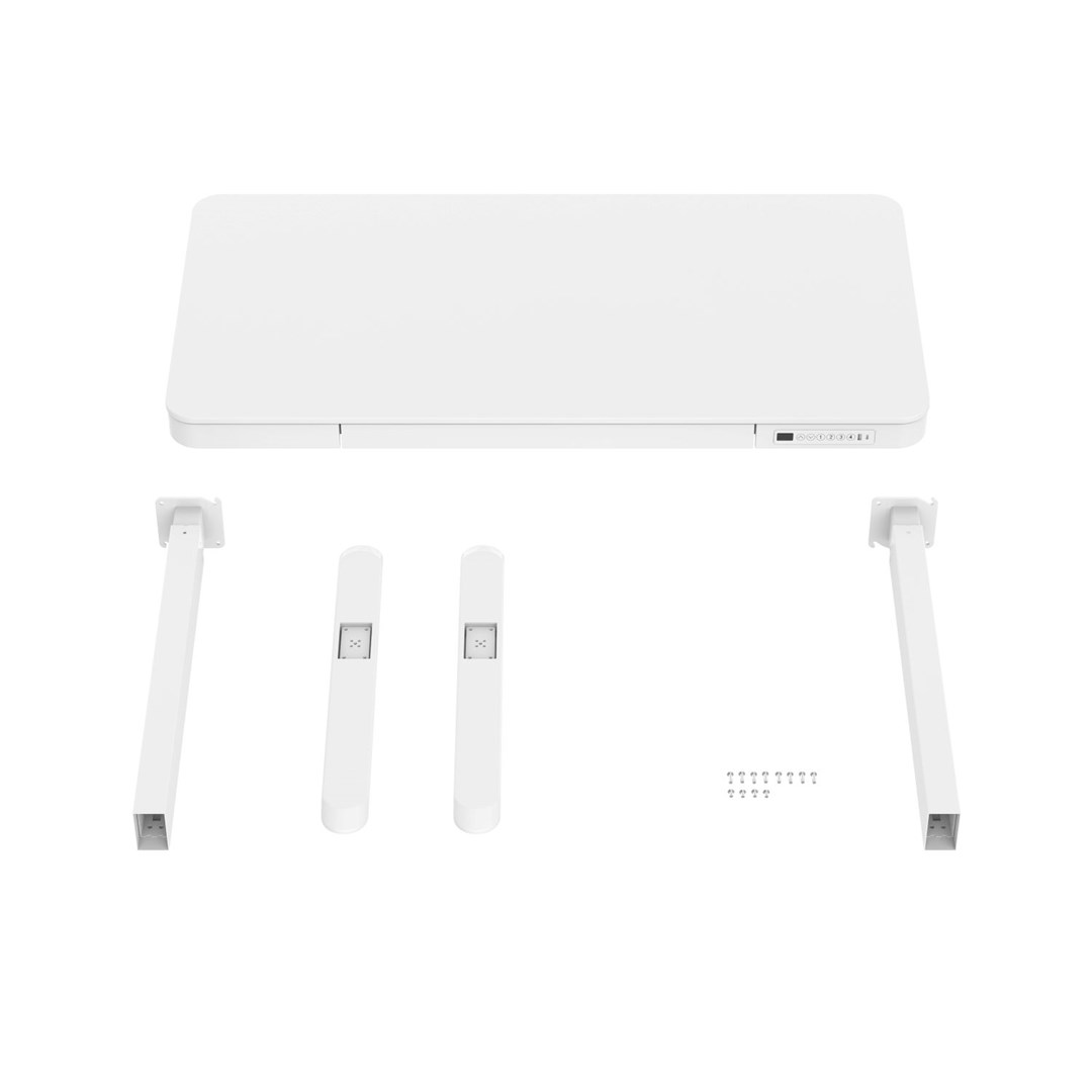 Tuckano Electric height adjustable desk ET119W-C BI white