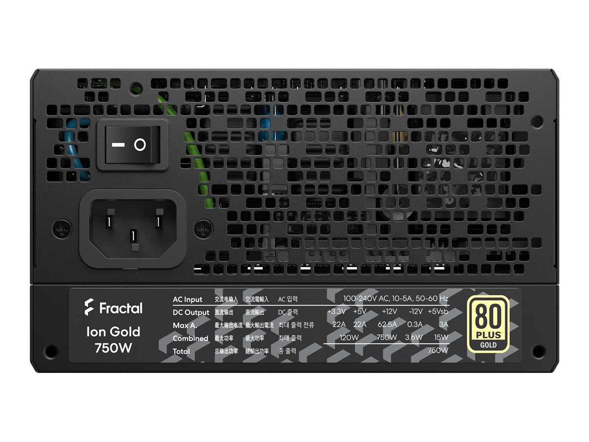 Fractal Design Fully modular PSU ION Gold 750W 750 W