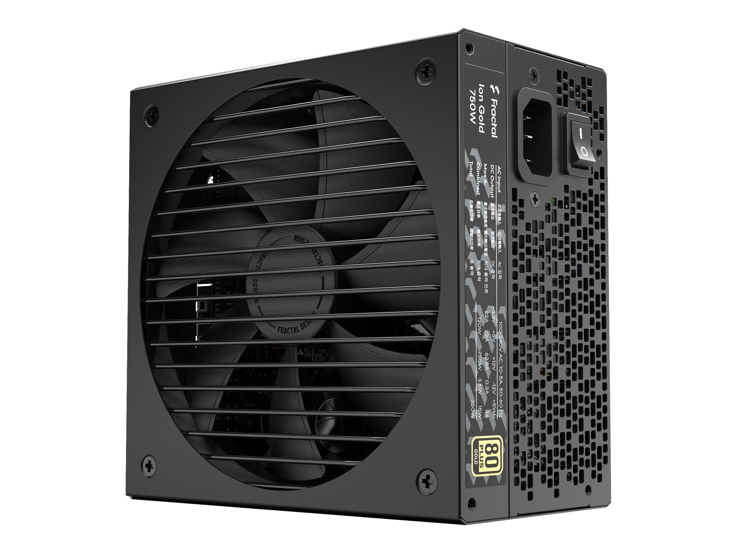 Fractal Design Fully modular PSU ION Gold 750W 750 W