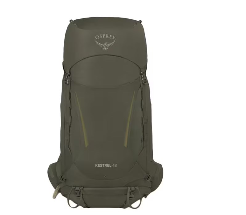 Trekking Backpack Osprey Kestrel 48 khaki S / M