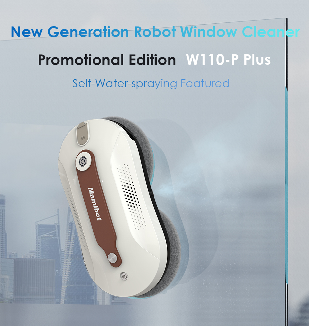 Mamibot   Window Cleaner   W110-P Plus   Corded   White / Brown