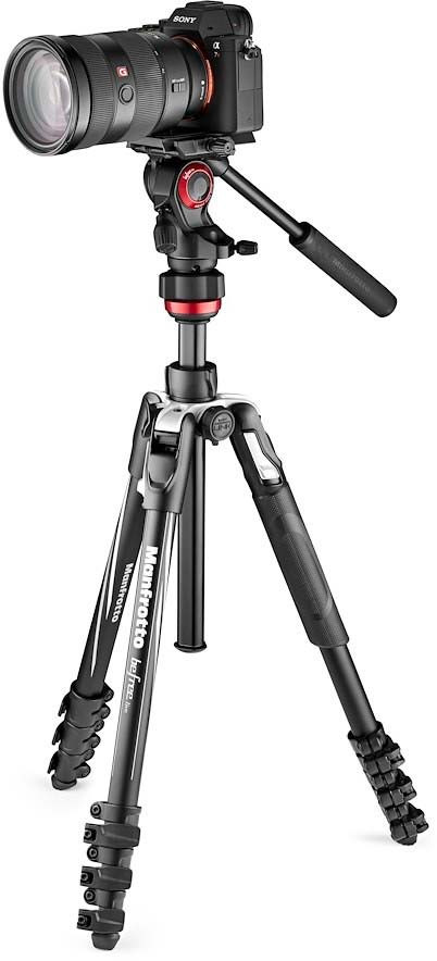 Manfrotto MVKBFRL-LIVE tripod Digital / film cameras 3 leg(s) Black, Silver