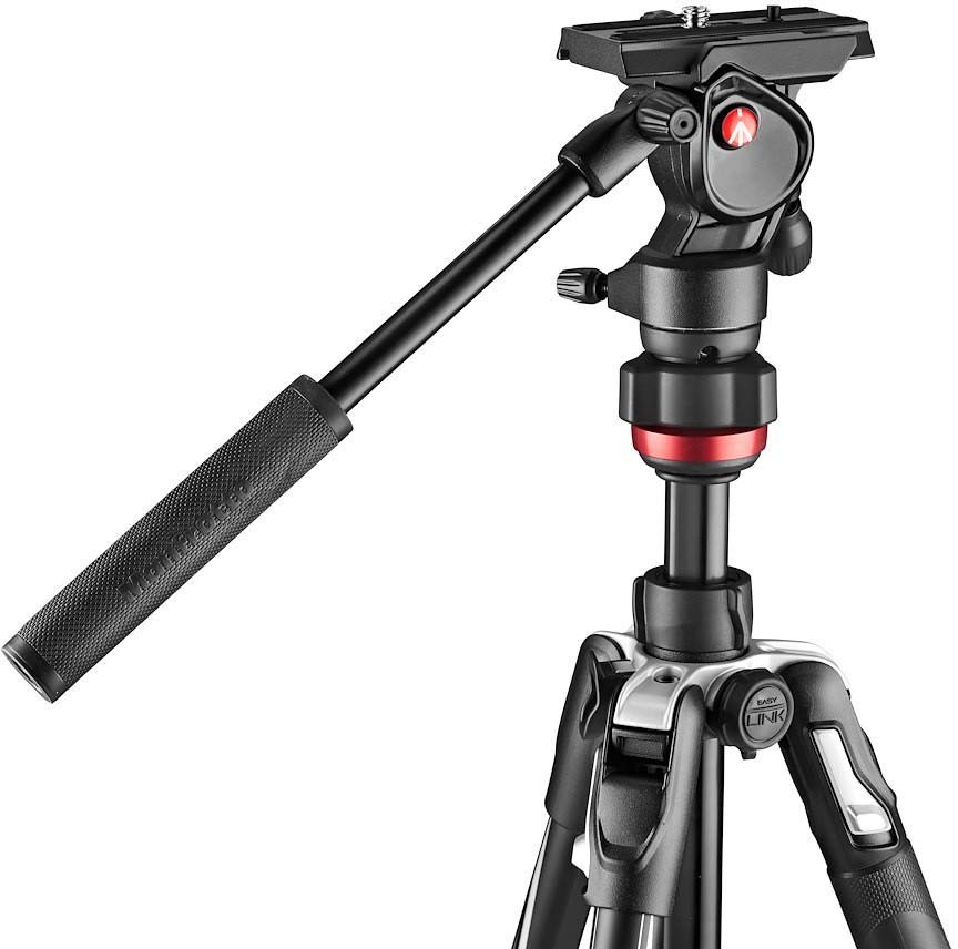 Manfrotto MVKBFRL-LIVE tripod Digital / film cameras 3 leg(s) Black, Silver