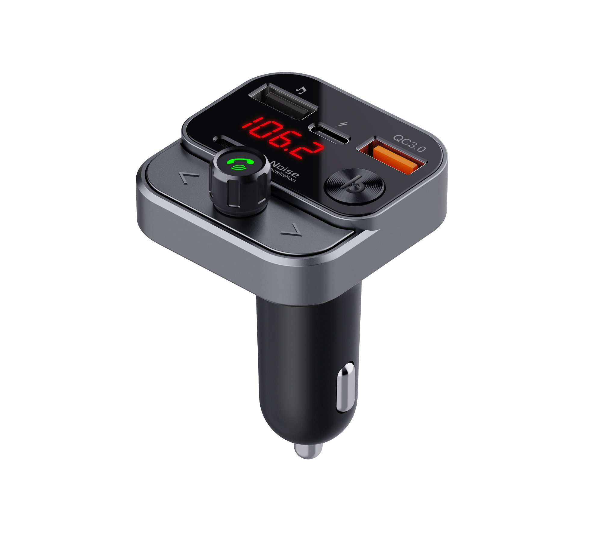 FM Modulators Swissten FM Transmitter 2xUSB-A  /  USB-C 30W