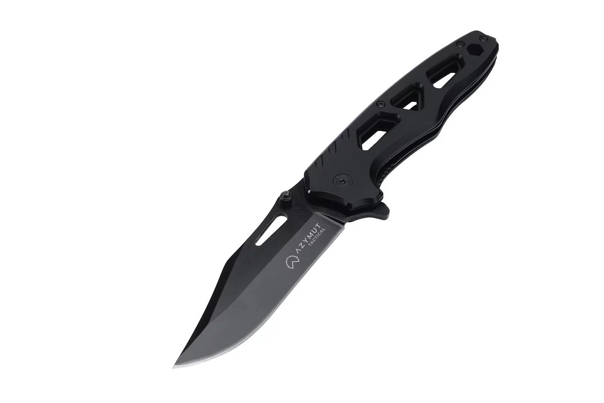 Azimuth Tactical Black Folding Knife