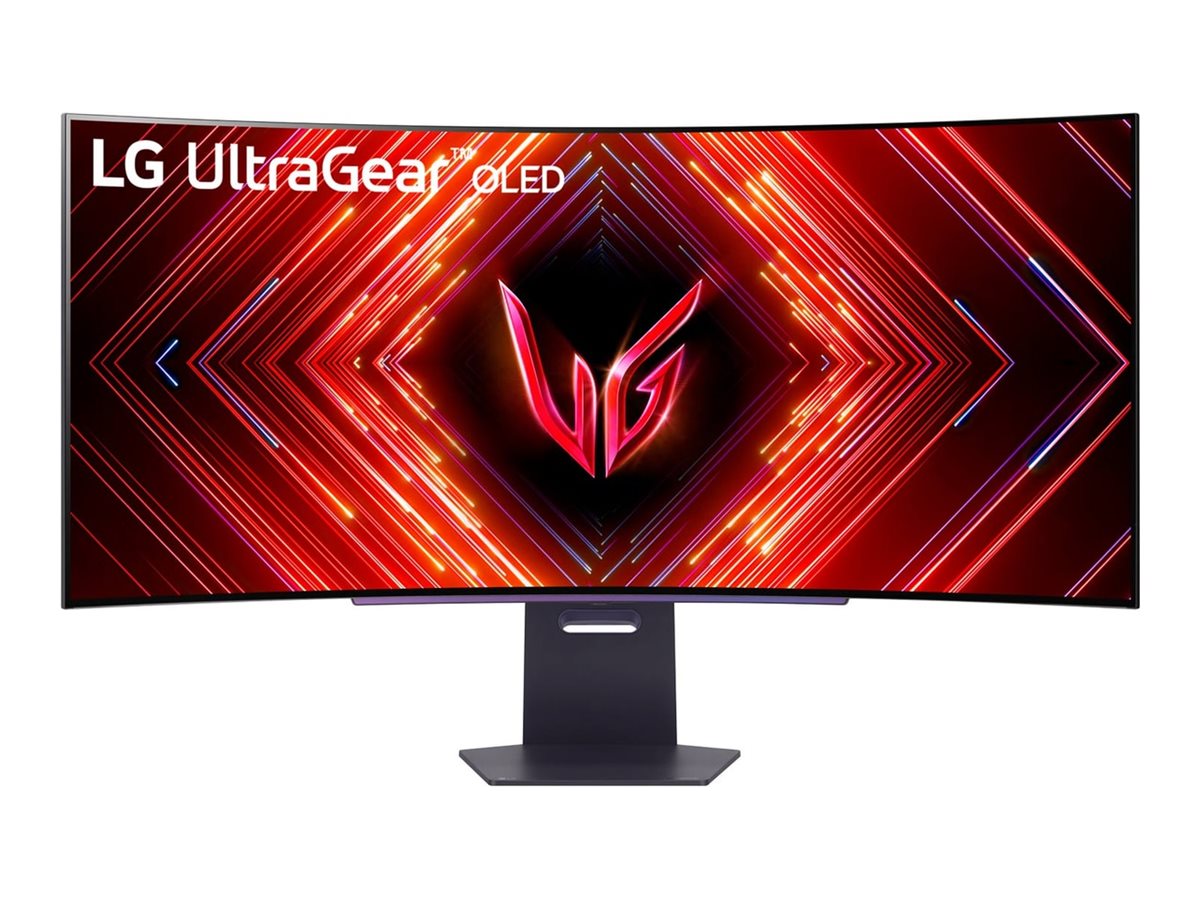 Monitor LG 45GS95QE-B 45 Gaming / Curved / 21 : 9 Panel OLED 3440x1440 21:9 240Hz 0.03 ms Swivel Height adjustable Tilt Colour Black 45GS95QE-B