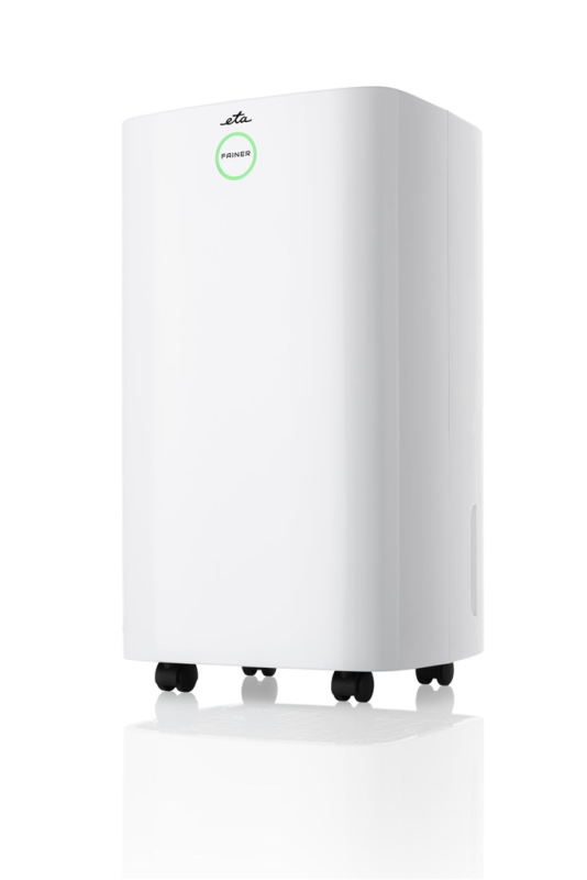 ETA Dehumidifier   ETA263090000 Fainer   Power 180 W   Suitable for rooms up to 150 m³   Suitable for rooms up to 60 m²   Water tank capacity 2 L   White