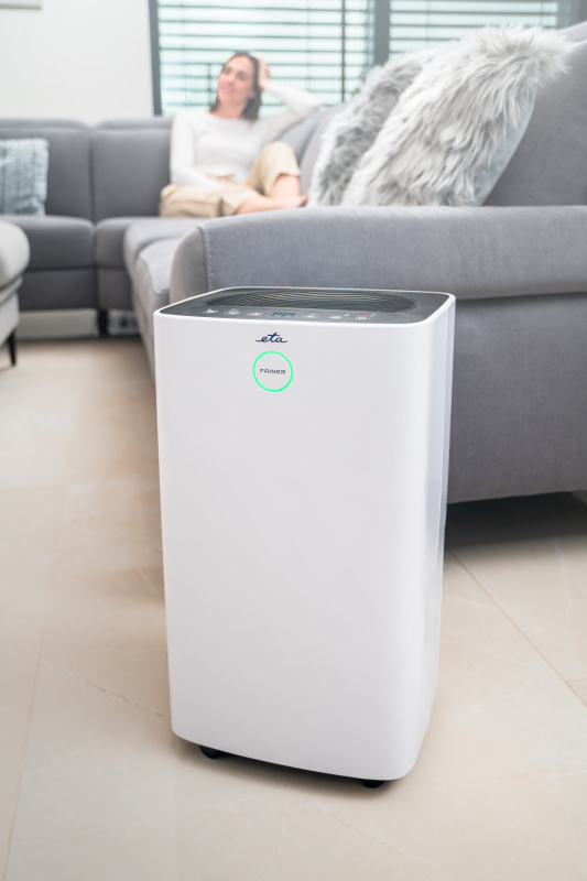 ETA Dehumidifier   ETA263090000 Fainer   Power 180 W   Suitable for rooms up to 150 m³   Suitable for rooms up to 60 m²   Water tank capacity 2 L   White
