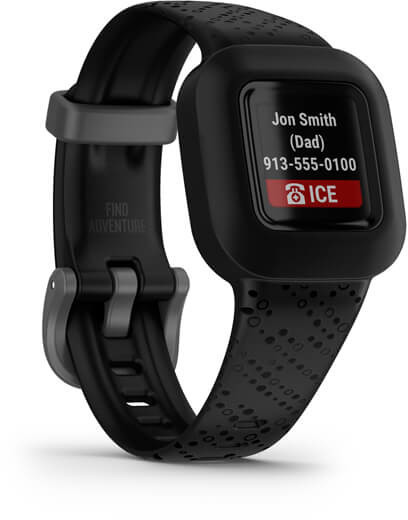 Garmin activity tracker for kids Vivofit Jr.3, cosmic black