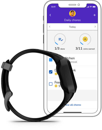 Garmin activity tracker for kids Vivofit Jr.3, cosmic black