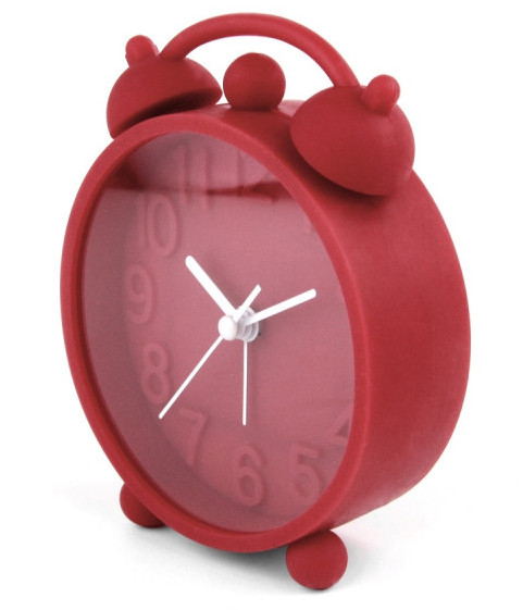 Platinet alarm clock Happiness, red (44870)
