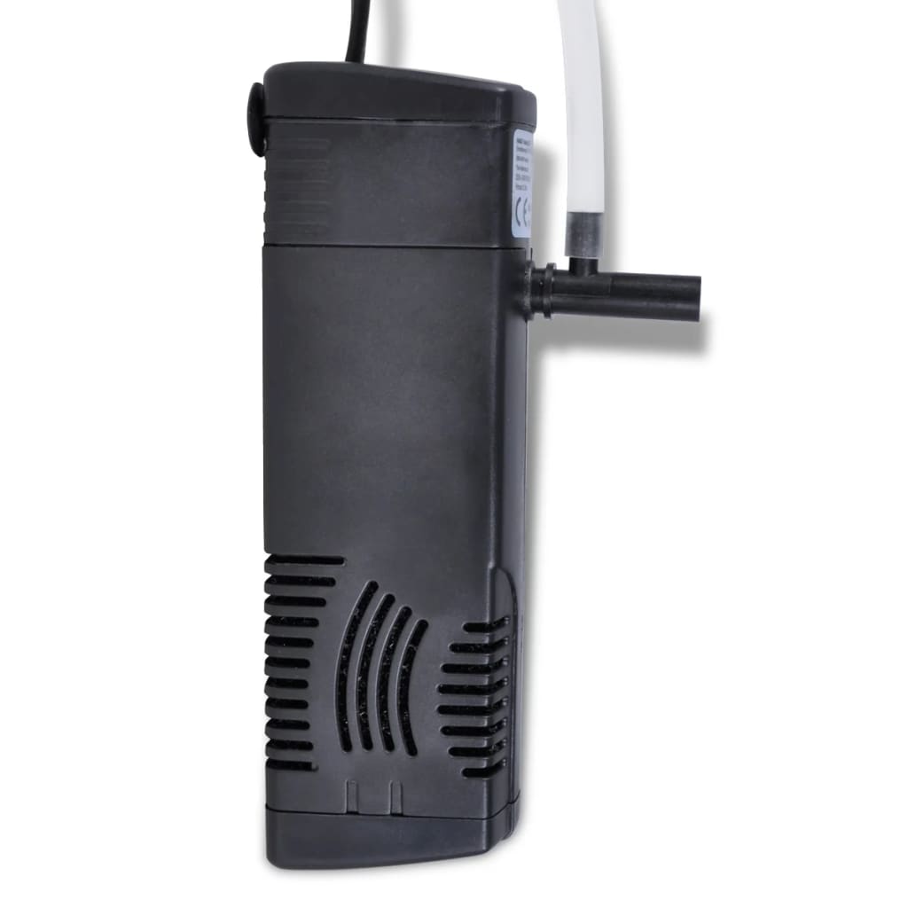 Aquarium filter pump with activated carbon 300 l/h