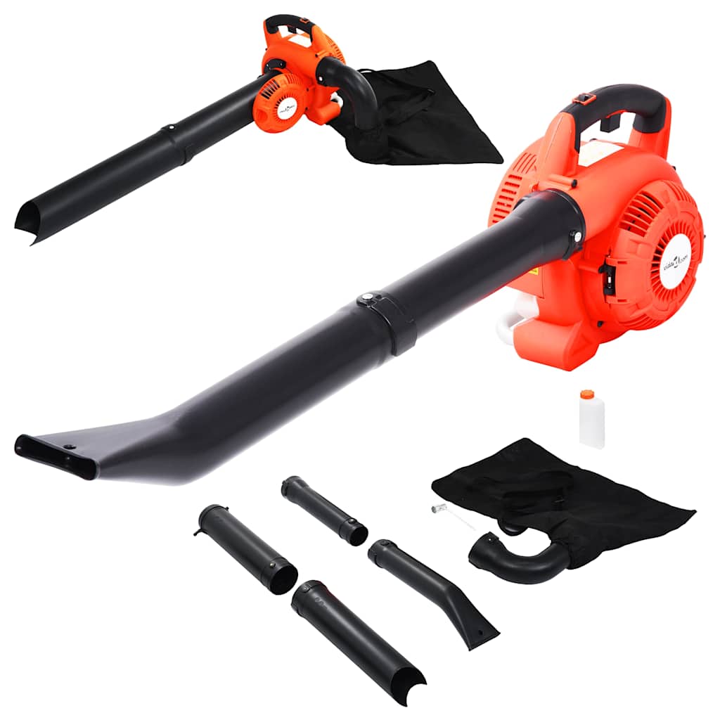 Three-in-one gasoline-powered leaf blower 26 m³ orange