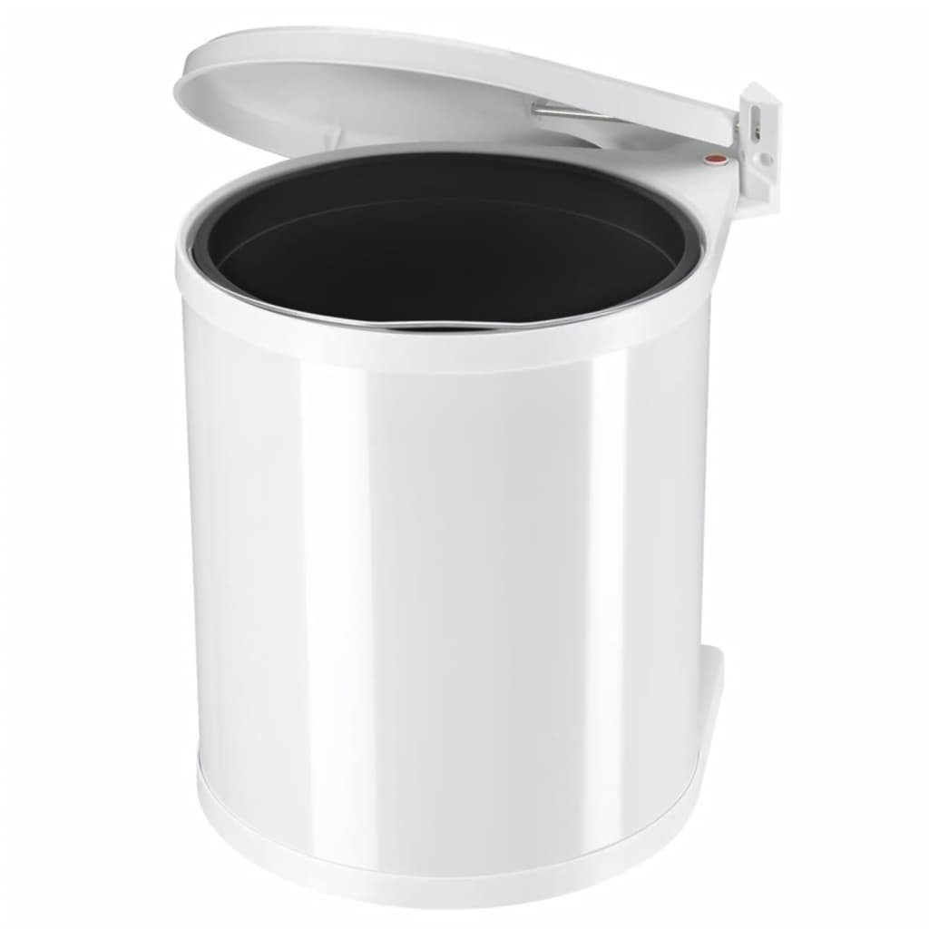 Hailo trash can Compact-Box size M 15 l white 3555-001