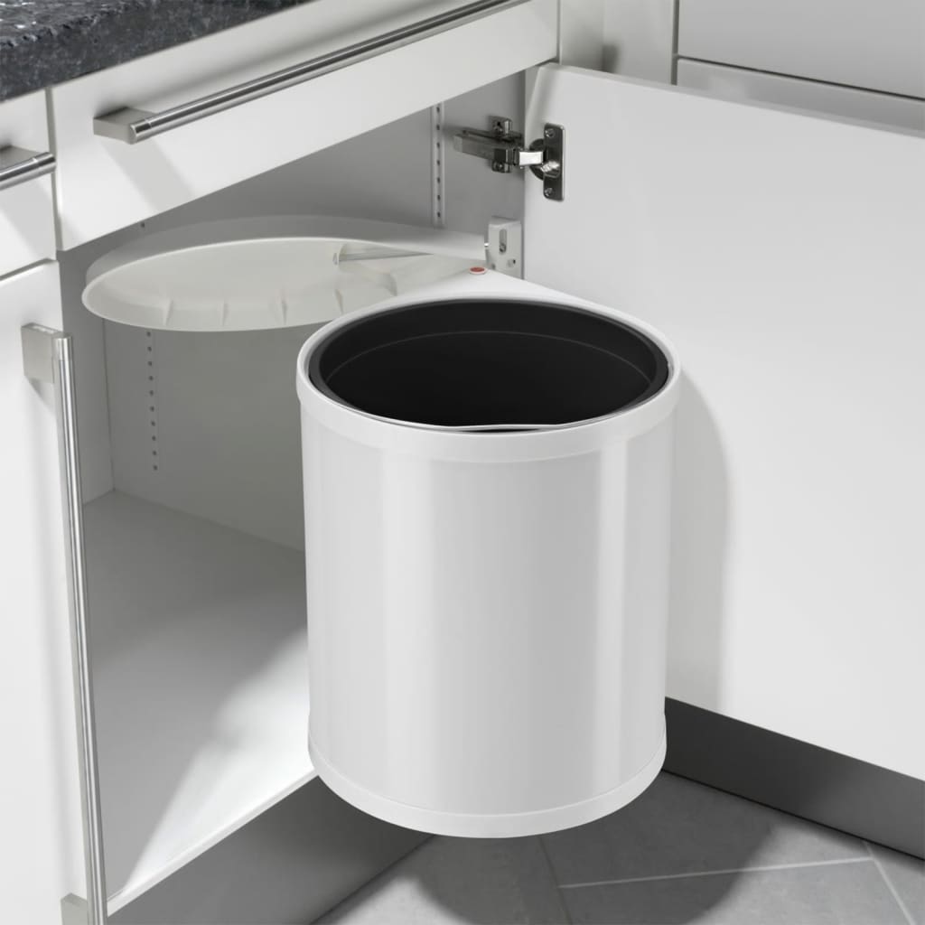 Hailo trash can Compact-Box size M 15 l white 3555-001
