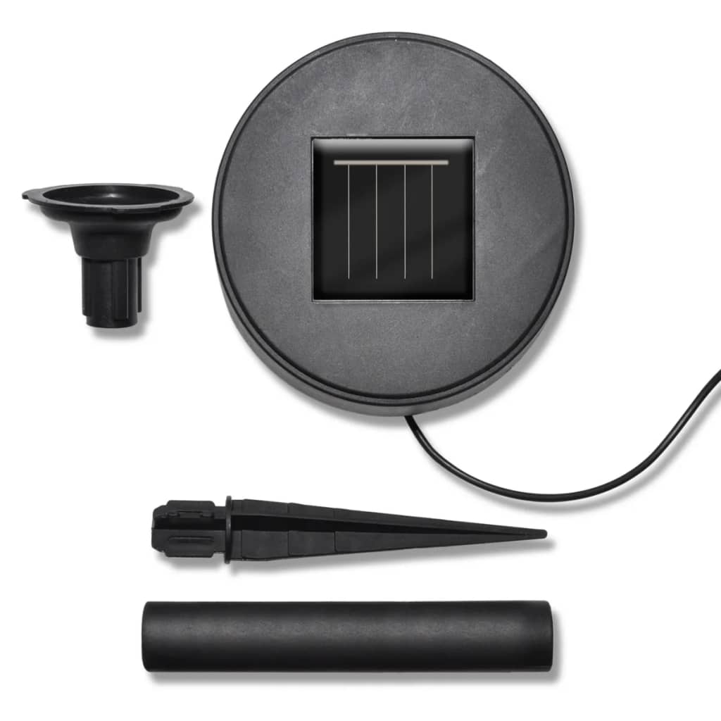 Light balls, 3 LED garden lights with ground stakes and solar panel